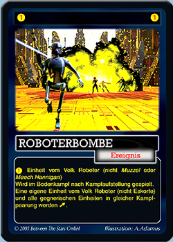 Promokarte Roboterbombe